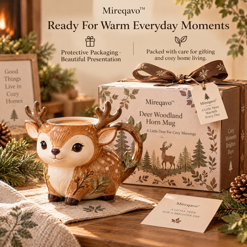 Mireqavo™ Deer Woodland Horn Mug