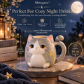 Mireqavo™ Cat Moonlight Ceramic Mug