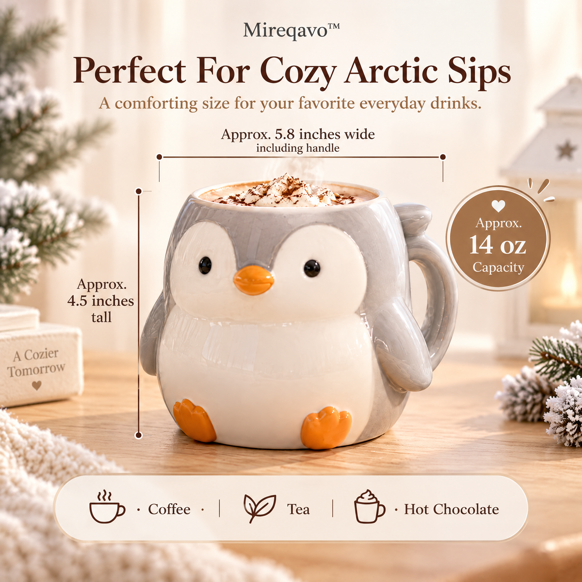 Mireqavo™ Penguin Arctic Buddy Mug