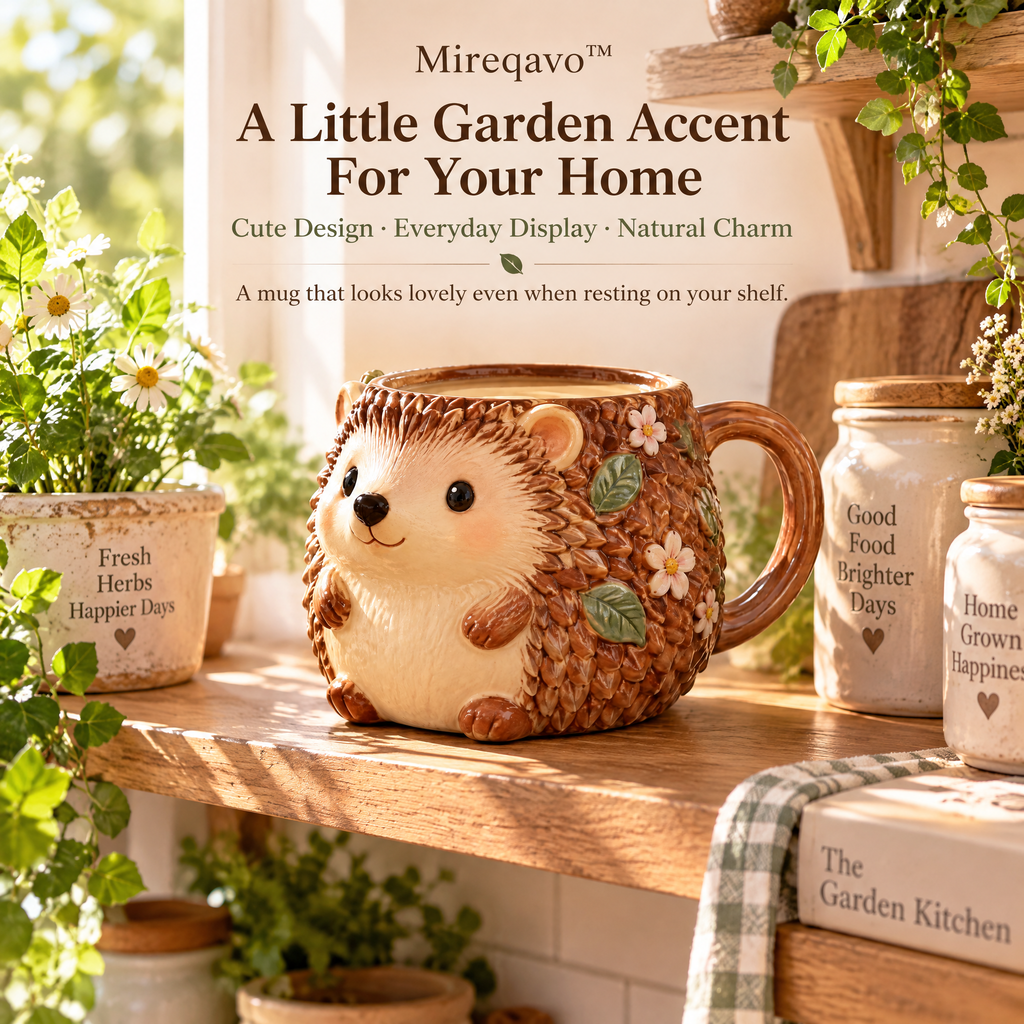Mireqavo™ Hedgehog Garden Mug
