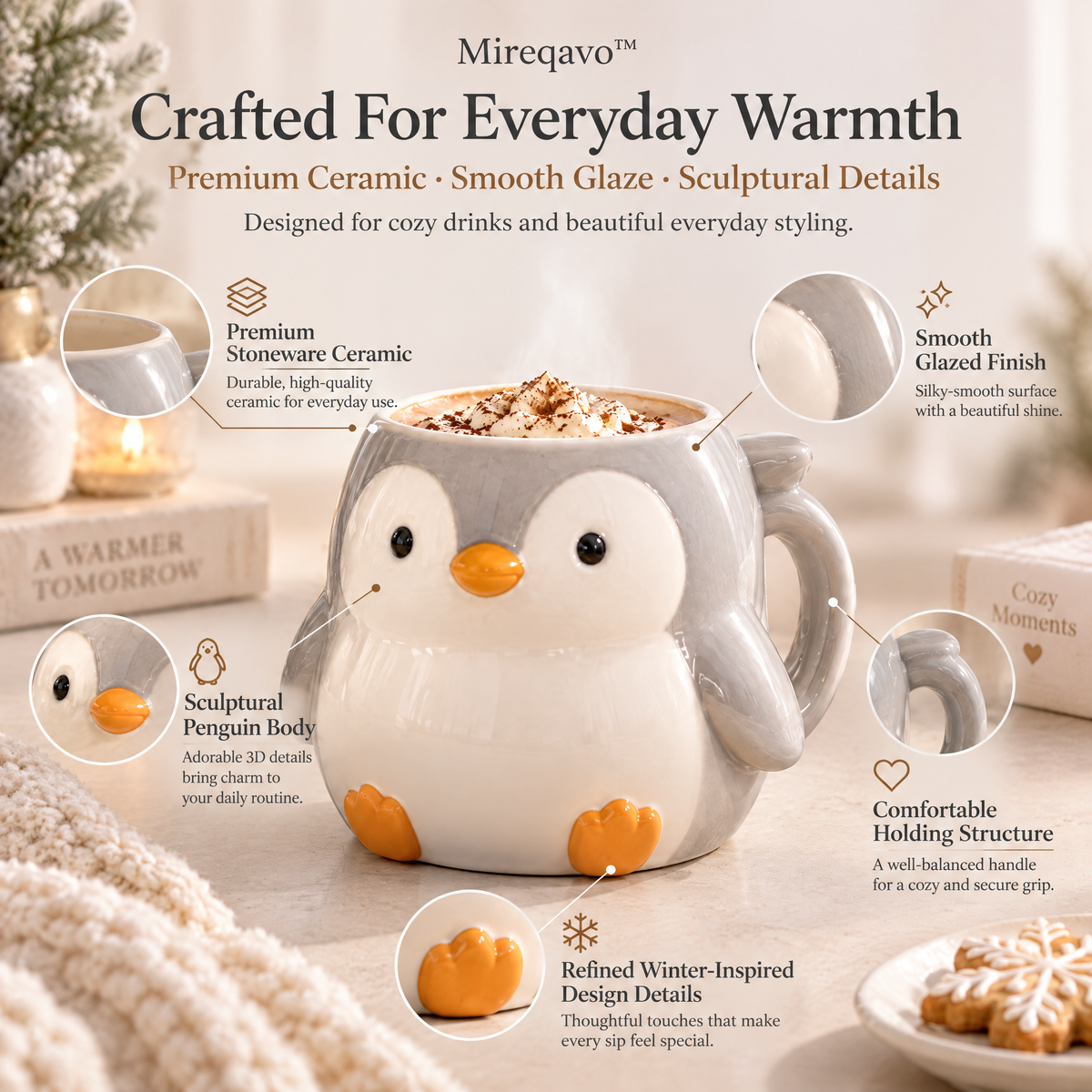 Mireqavo™ Penguin Arctic Buddy Mug