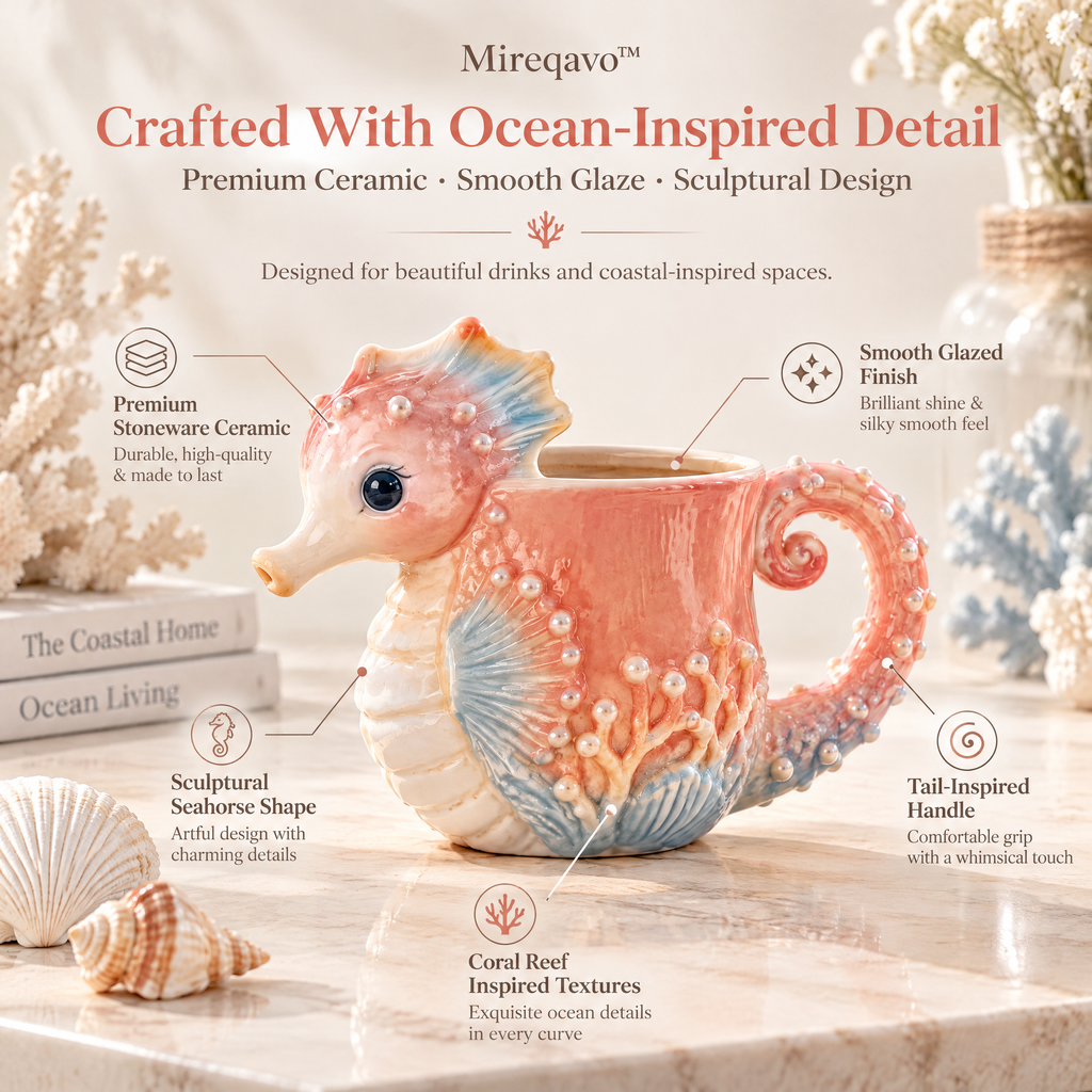 Mireqavo™ Seahorse Coral Cup