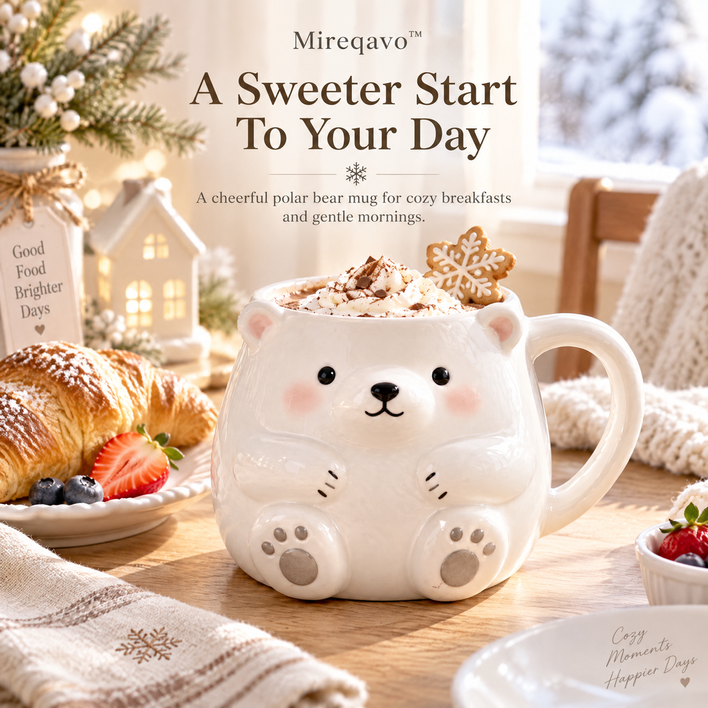 Mireqavo™ Polar Bear Snowfield Mug