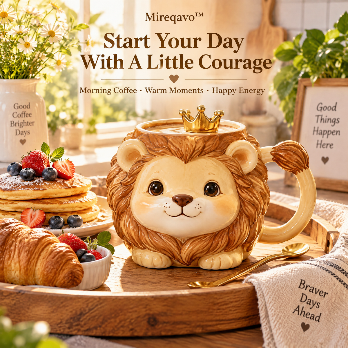 Mireqavo™ Lion Royal Mane Mug