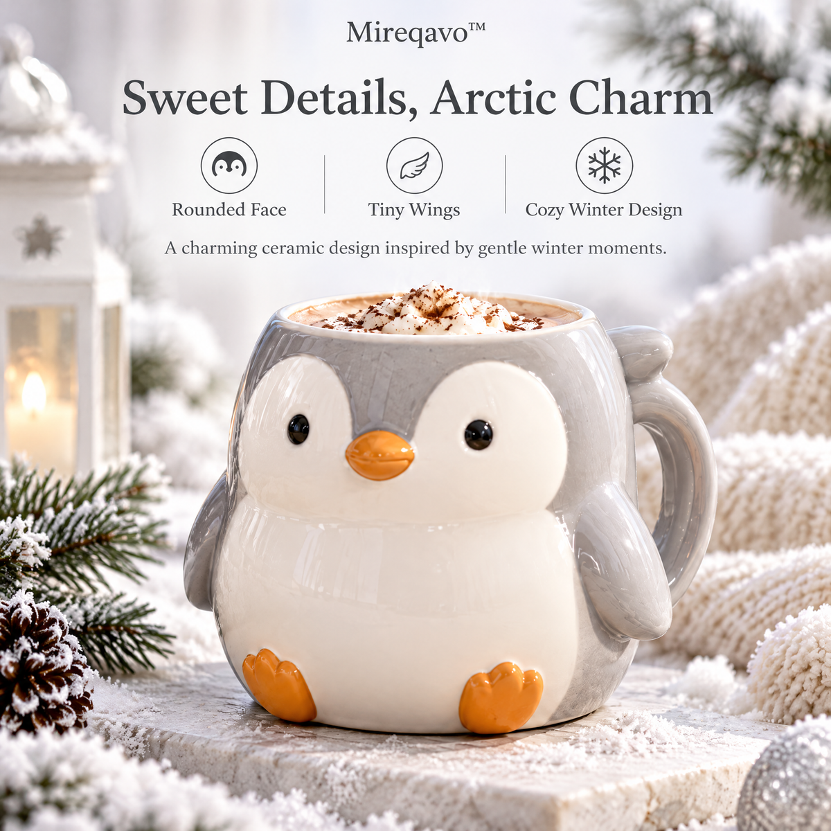 Mireqavo™ Penguin Arctic Buddy Mug