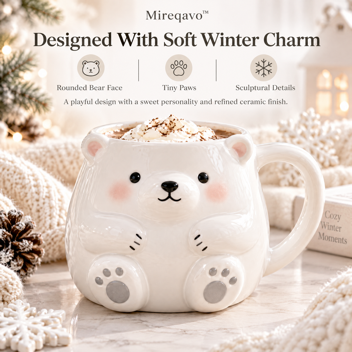 Mireqavo™ Polar Bear Snowfield Mug