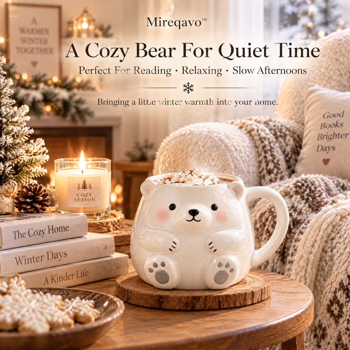 Mireqavo™ Polar Bear Snowfield Mug