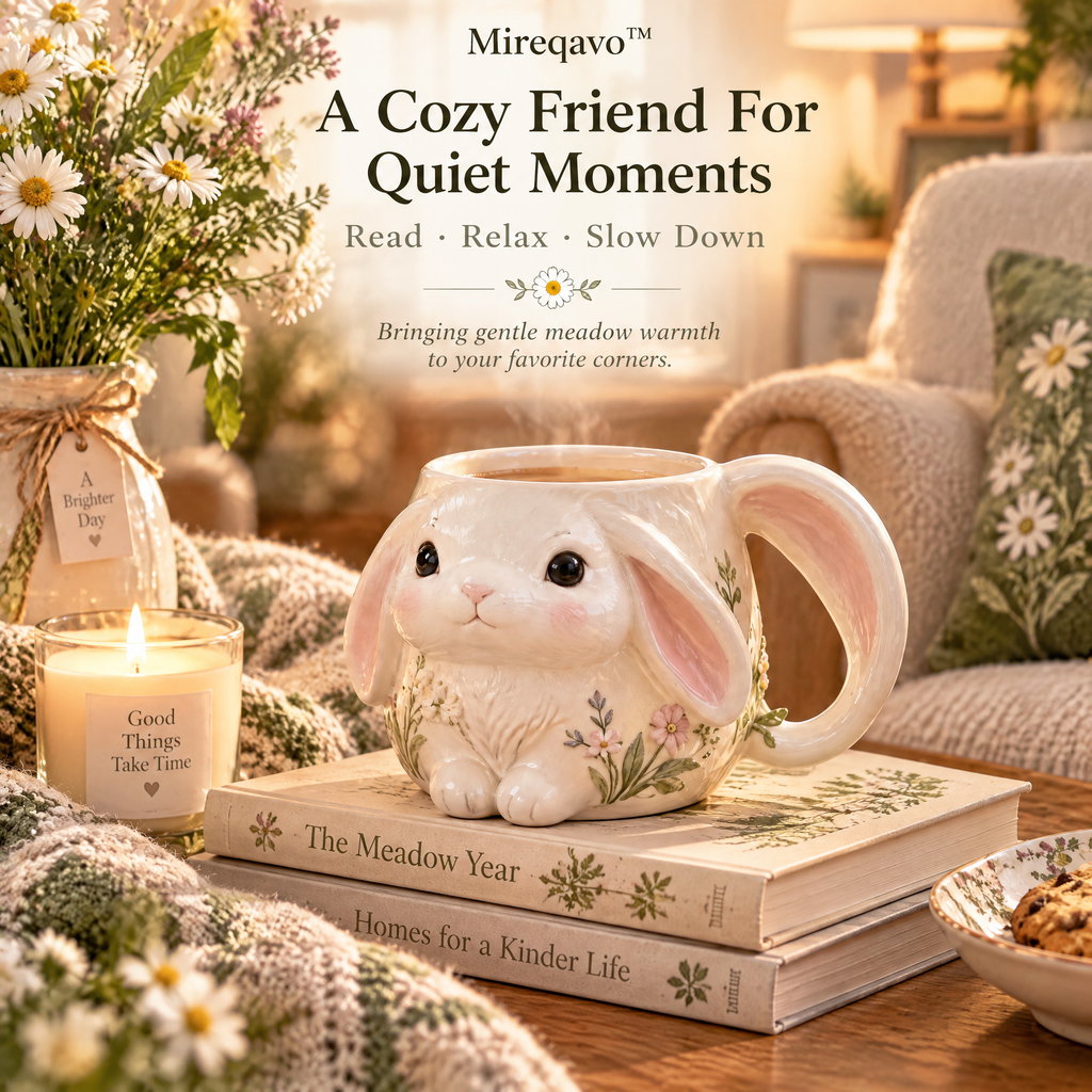 Mireqavo™ Rabbit Meadow Ceramic Mug