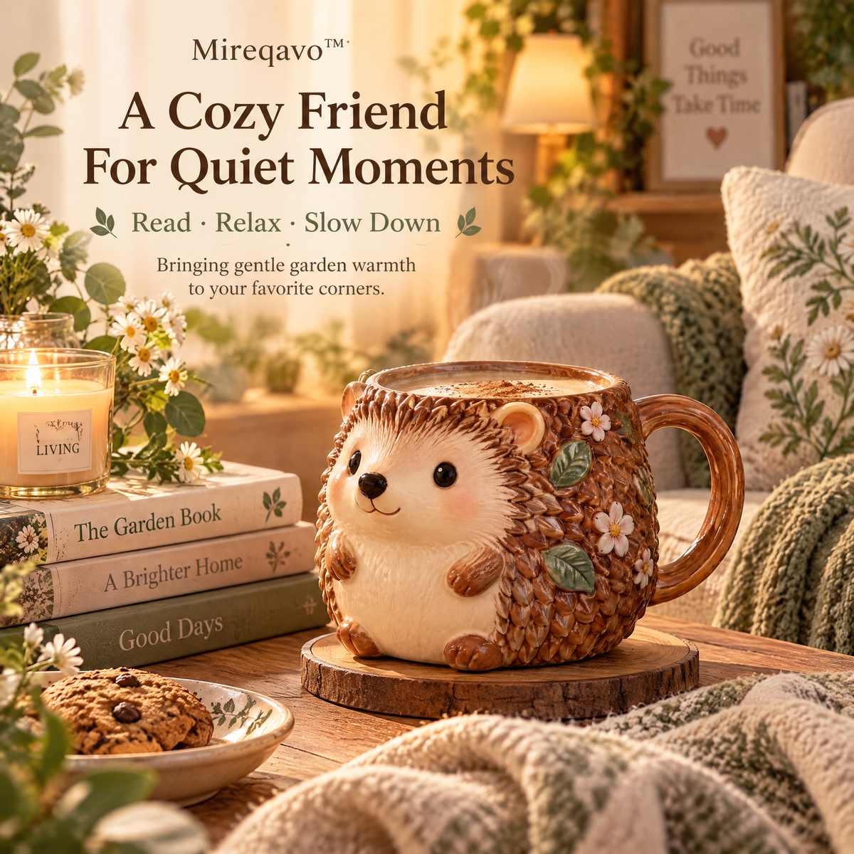 Mireqavo™ Hedgehog Garden Mug