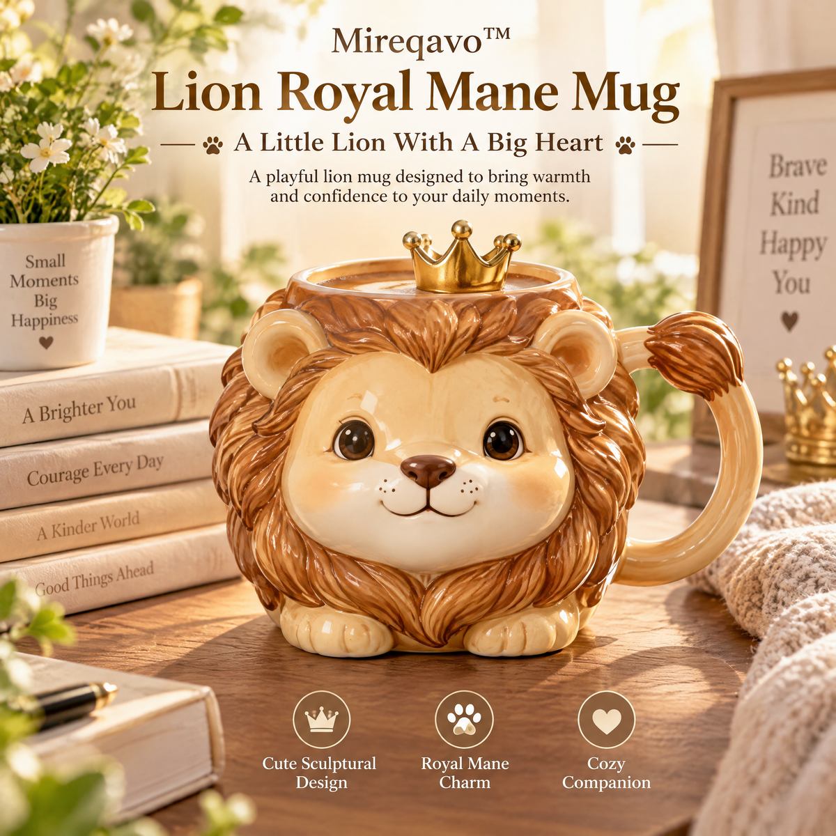 Mireqavo™ Lion Royal Mane Mug
