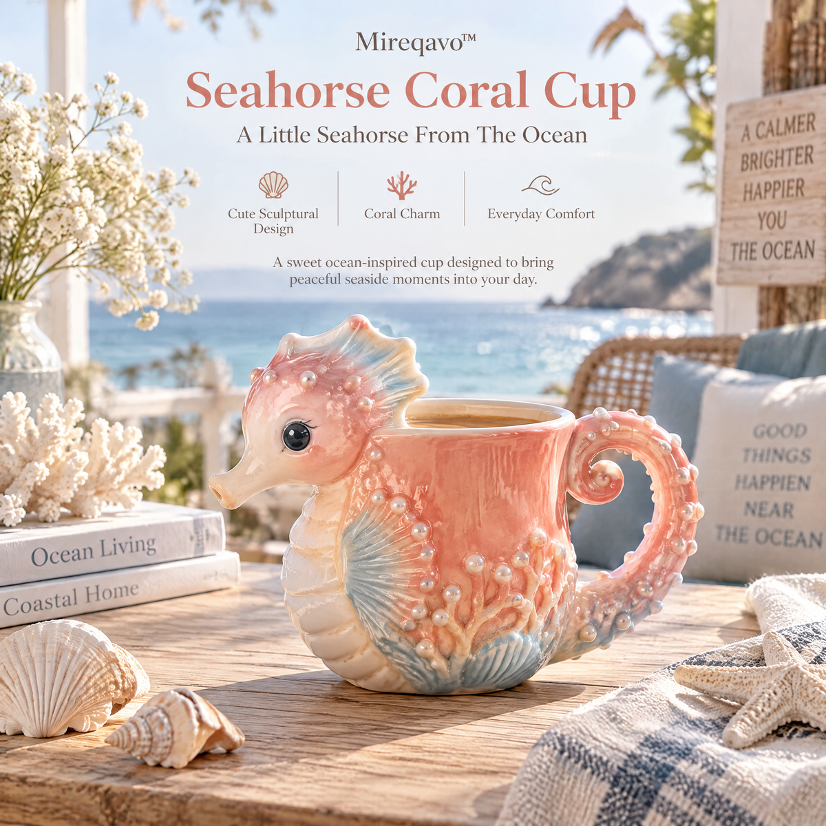 Mireqavo™ Seahorse Coral Cup