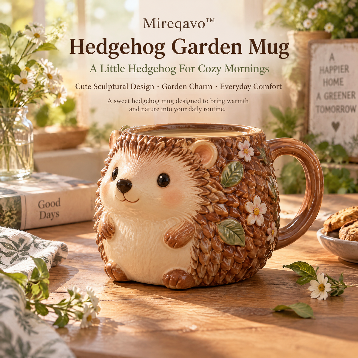 Mireqavo™ Hedgehog Garden Mug